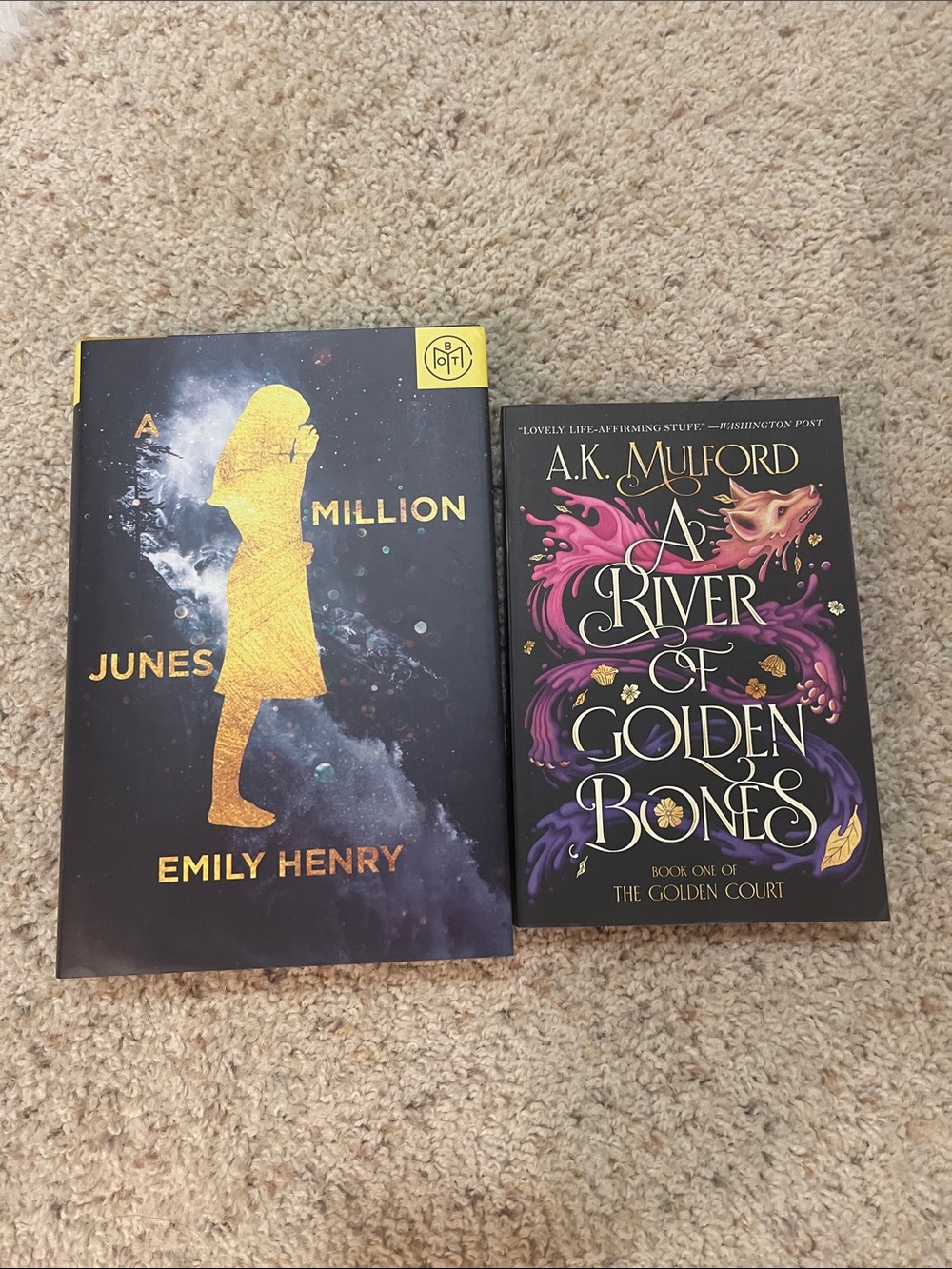 Fantasy book bundle: a million Junes & a River of golden bones
